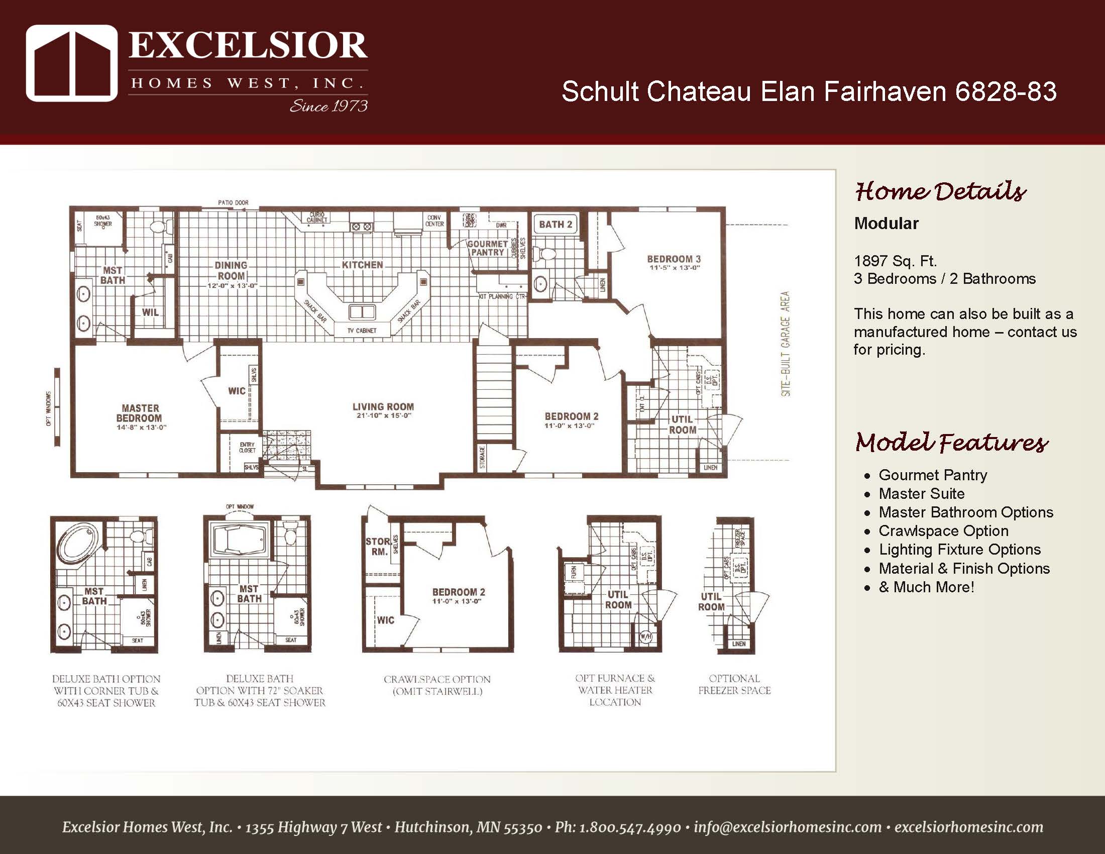 Schult Chateau Elan Fairhaven 6828 83 Excelsior Homes | schult chateau elan fairhaven excelsior homes west inc Schult Chateau Elan Fairhaven 6828 83 Excelsior Homes | schult chateau elan fairhaven excelsior homes west inc