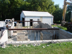foundation ready for modular home