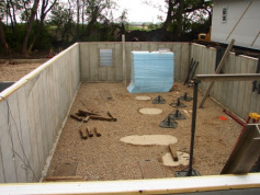 foundation ready for modular home