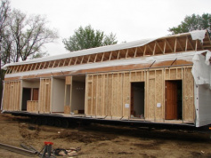 home ready to be placed onto foundation