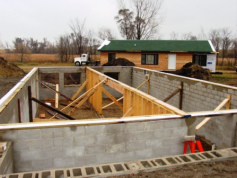 basement ready for modular home