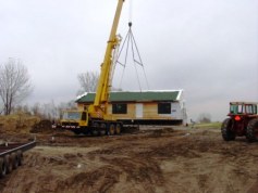 Craning Modular Home