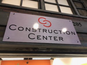 BizTown Construction Center Sign