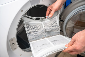 cleaning dryer filter